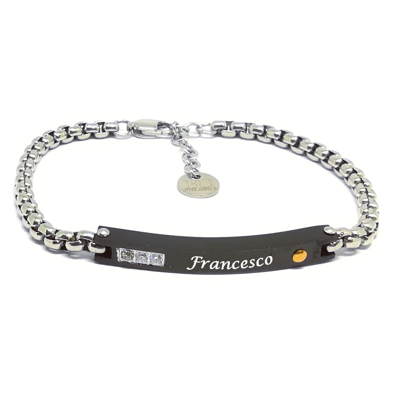 Bracciale acciaio personalizzabile