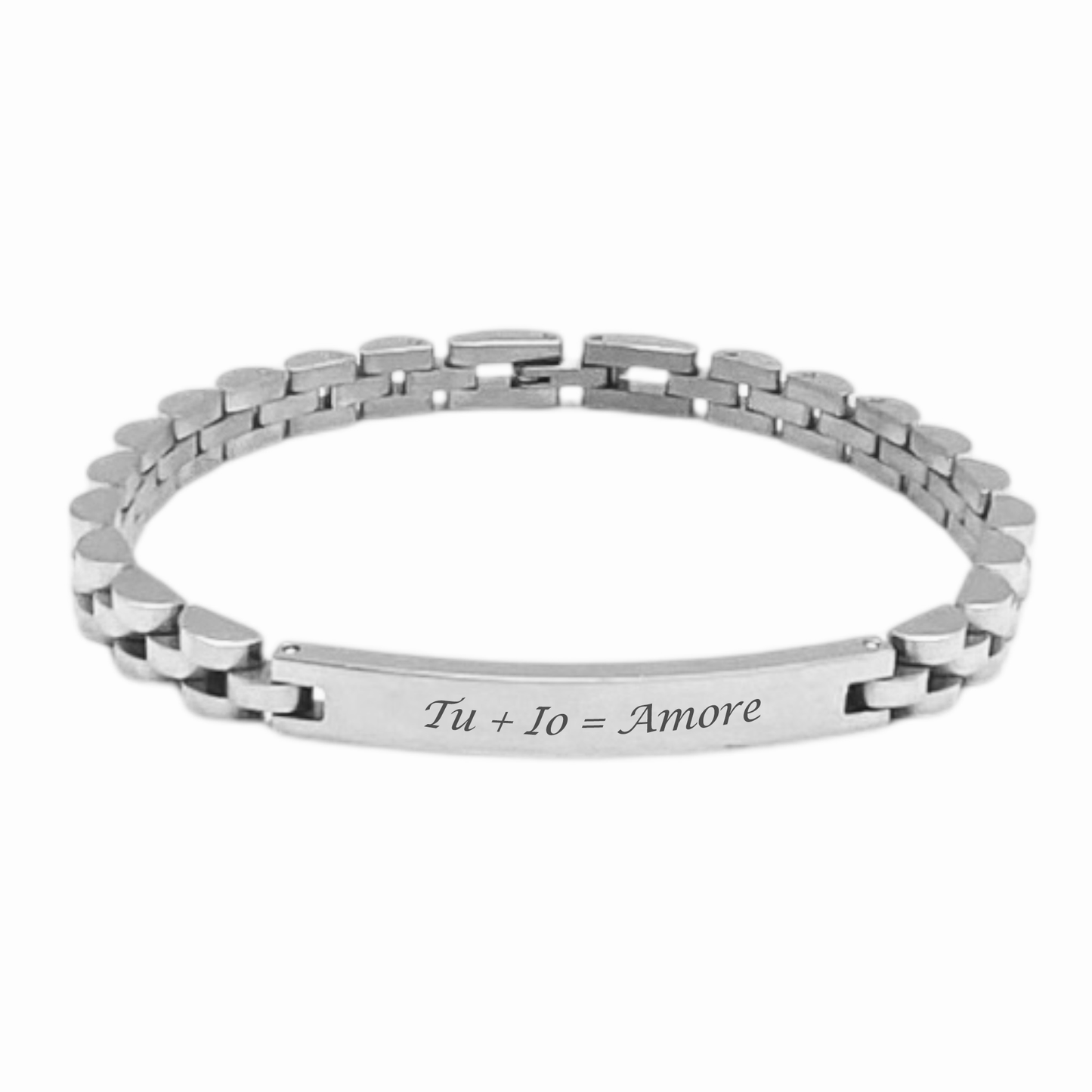 Bracciale acciaio personalizzabile