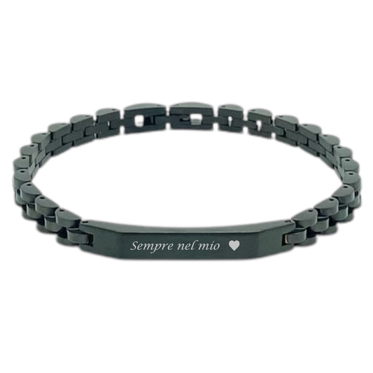 Bracciale acciaio personalizzabile