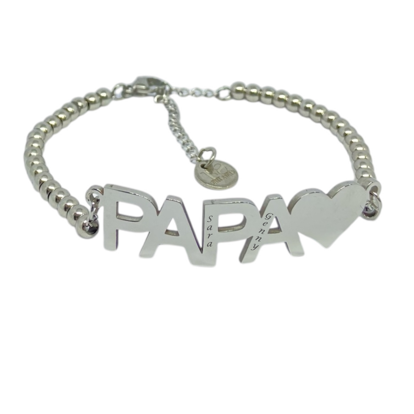 Bracciale acciaio personalizzabile