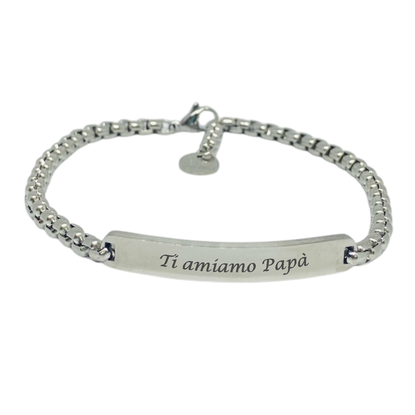 Bracciale acciaio personalizzabile