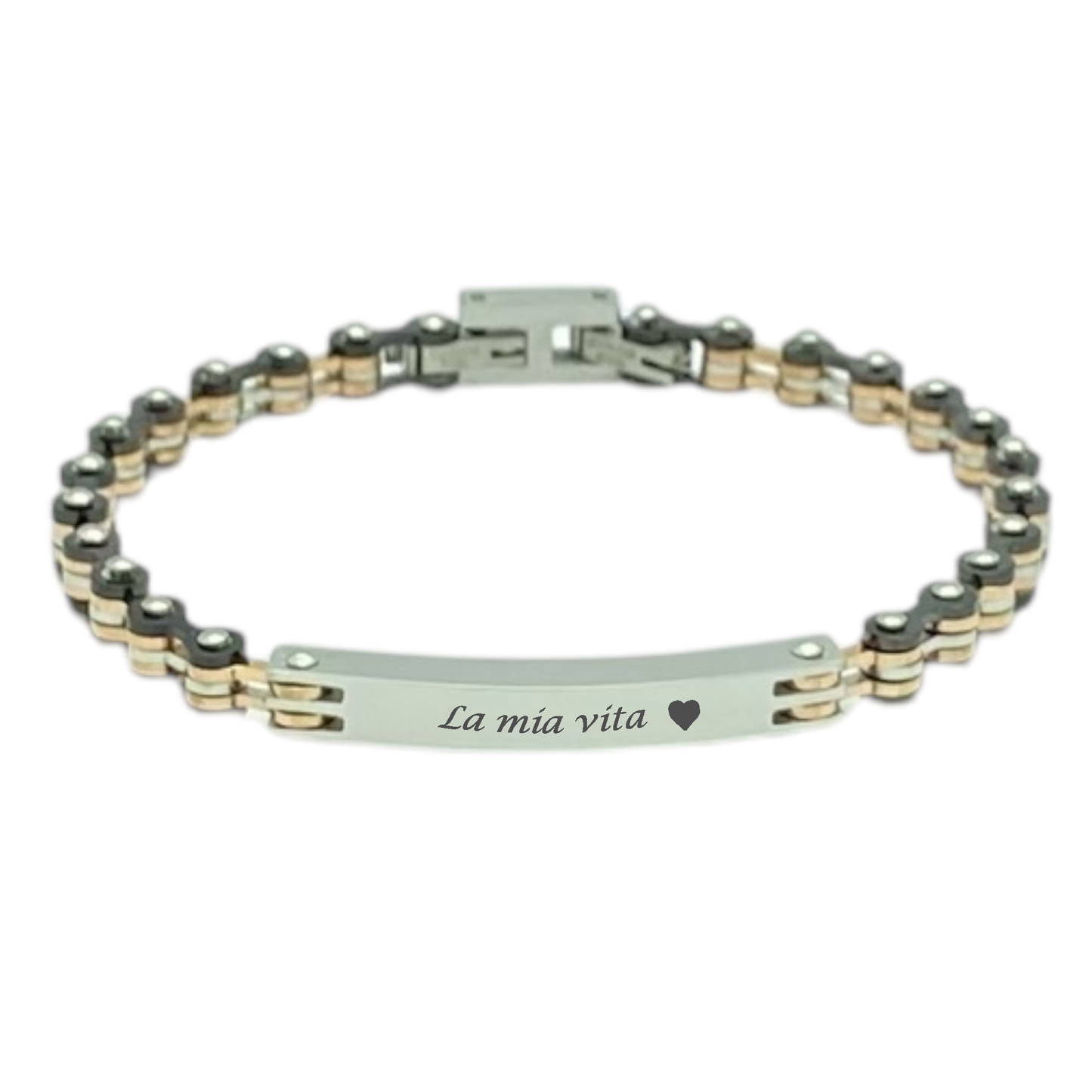 Bracciale acciaio personalizzabile