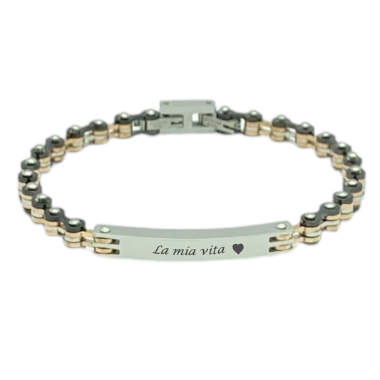 Bracciale acciaio personalizzabile