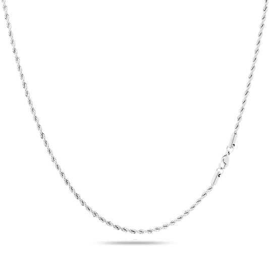 Collana intrecciata acciaio 316L Diam. 3mm