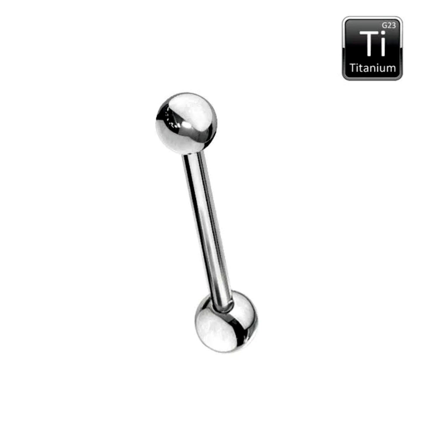 Piercing barbell in titanio classico