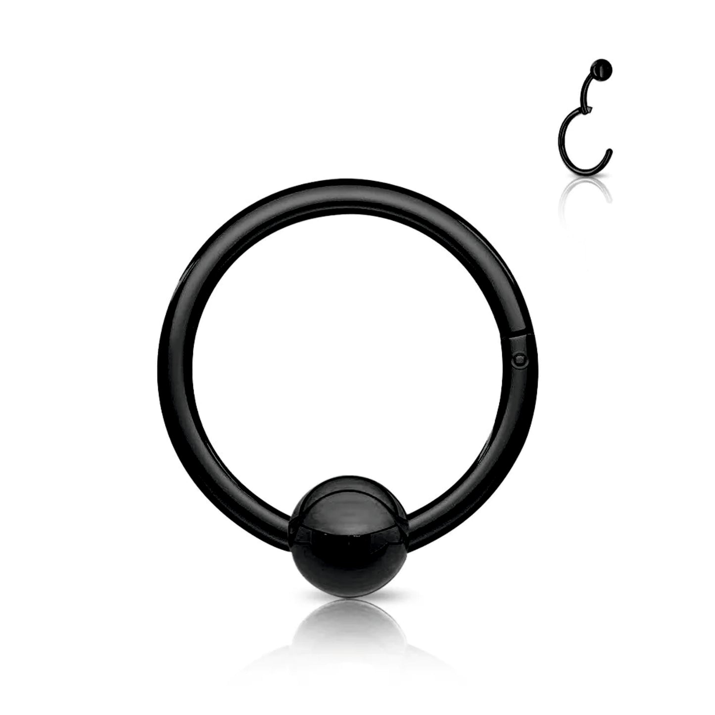 Piercing cerchio clicker segment con sfera