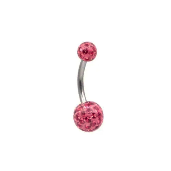 Piercing ombelico con micro-strass